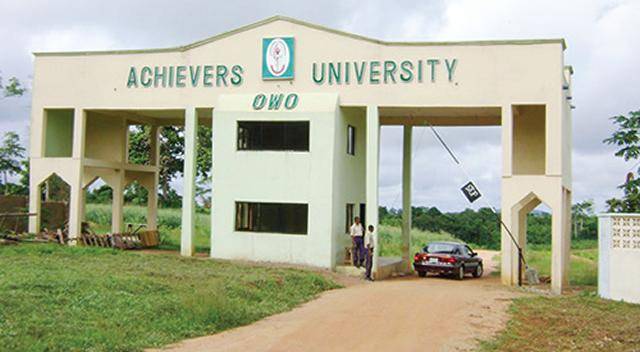 Achievers university loses its vice-chancellor