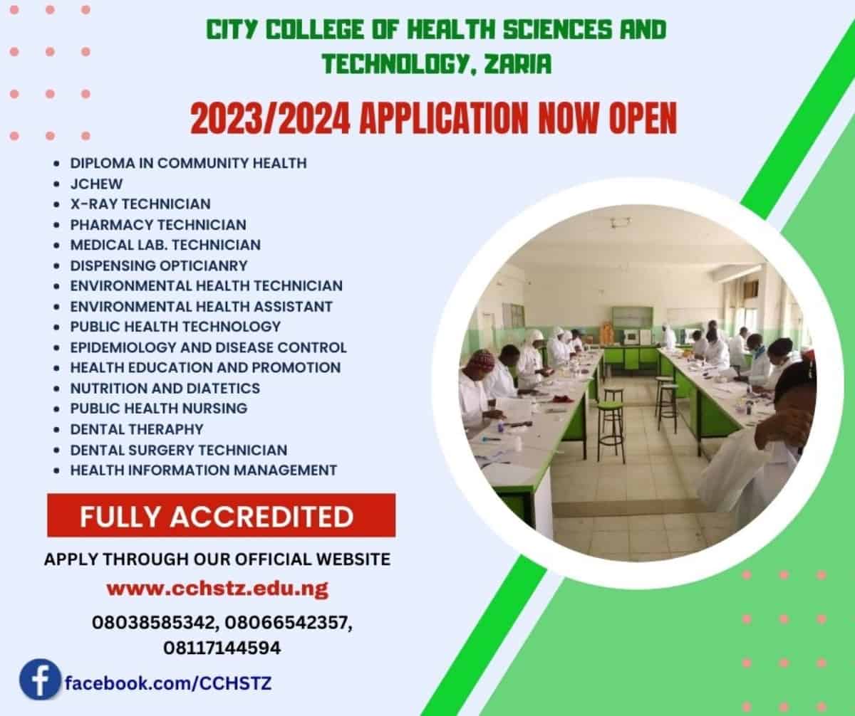 City College of Health Sciences and Tech Admission Form