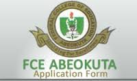 FCE Abeokuta 2016/2017 Admission Screening Registration Exercise (Degree Programmes) Announced