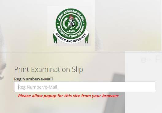 JAMB 2019 UTME Slip Printing - Monitoring Thread