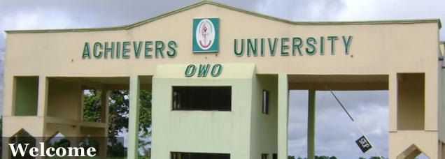 Achievers University Owo (AUO) Matriculation Ceremony 