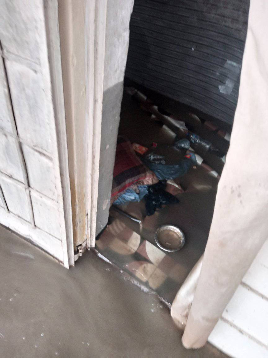 We are suffering - Kano corps member laments after heavy rainfall leaves his room flooded 