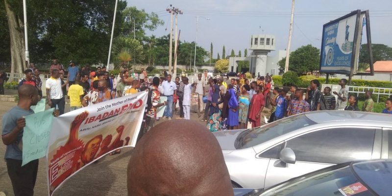 ASUU Strike: Students Protest at UI, Barricade Highway | Oyo State News