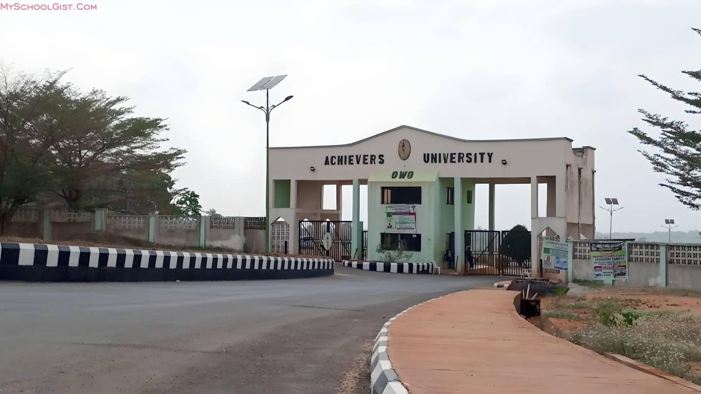 Achievers University Owo (AUO) JUPEB Form