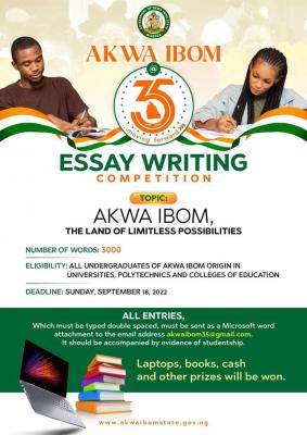 Akwa-Ibom State 35th anniversary essay competition