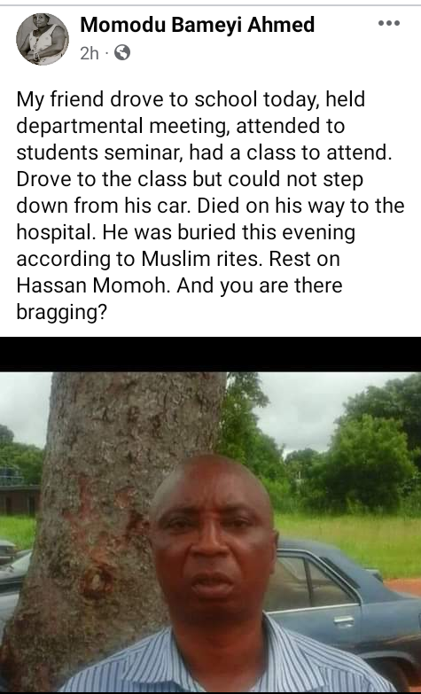 Auchi Poly lecturer found dead in his car 