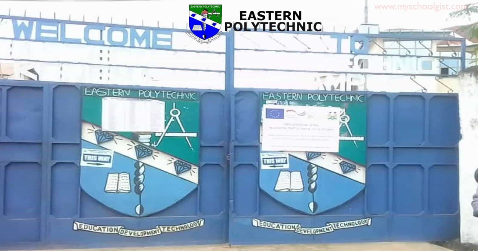 Eastern Polytechnic Admission List