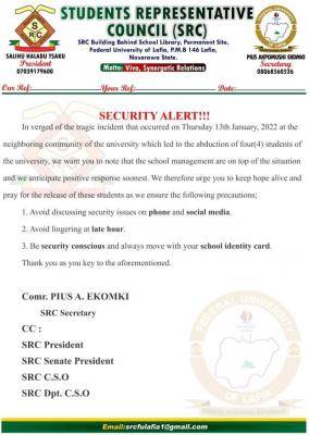 FULAFIA security alert