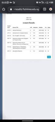 FUTMINNA releases first semester e-exam results, 2021/2022