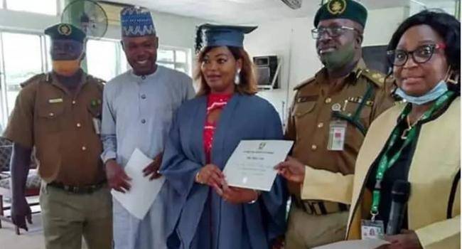 Female inmate emerges as NOUN best graduating student