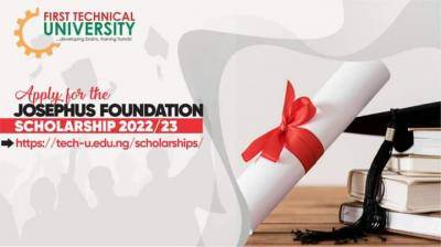 First Tech-U Josephus Foundation scholarship for 2022/2023 session