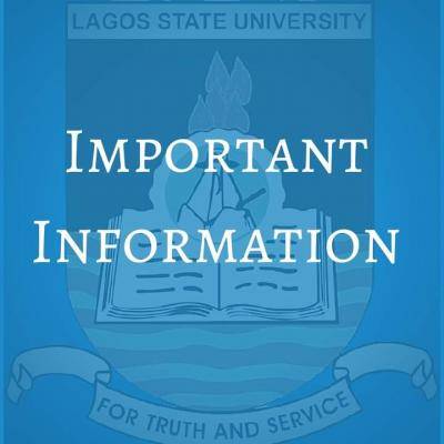 LASU notice on first semester online registration deadline, 2021/2022