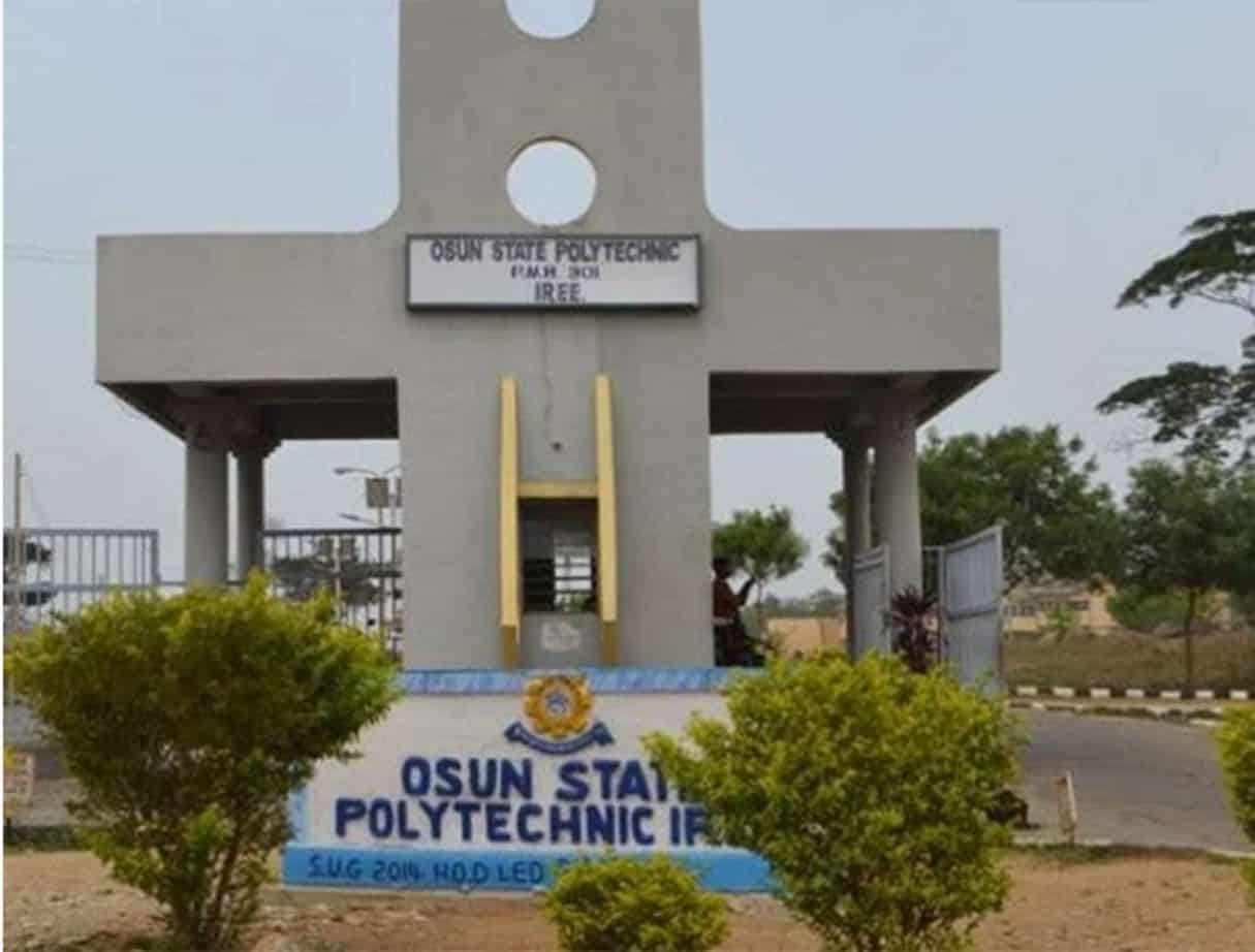 Osun State Polytechnic Iree (OSPOLY) Admission List