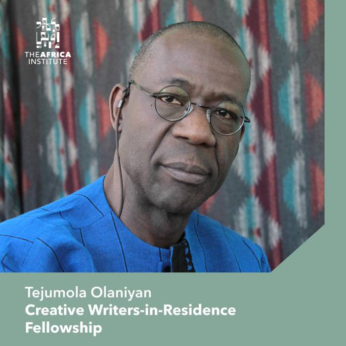 Tejumola Olaniyan Creative Writers-in-Residence Fellowship