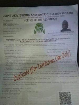 YUMSUK admission list, 2021/2022 out on JAMB CAPS