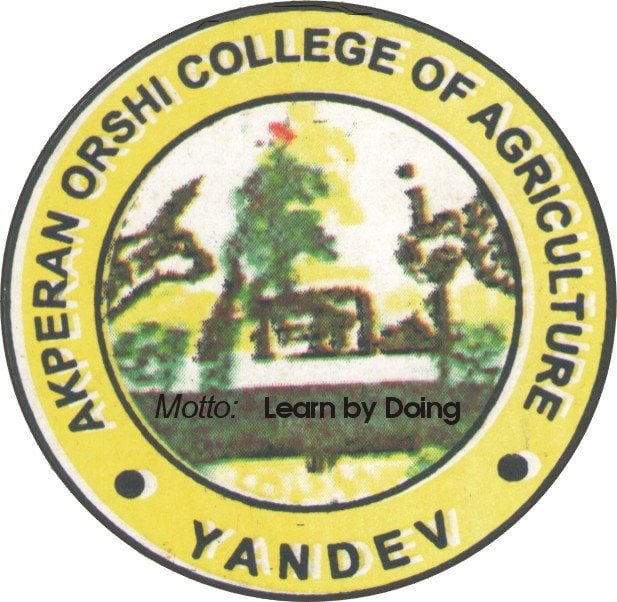 Akperan Orshi College of Agriculture Yandev (AOCAY) HND Admission Form 