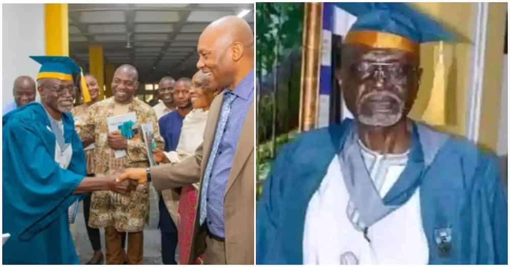 Ben Duamlong/UNIJOS firs class graduate/ 70-year-old first class graduate