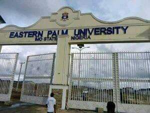 Eastern Palm University (EPU) entrance gate