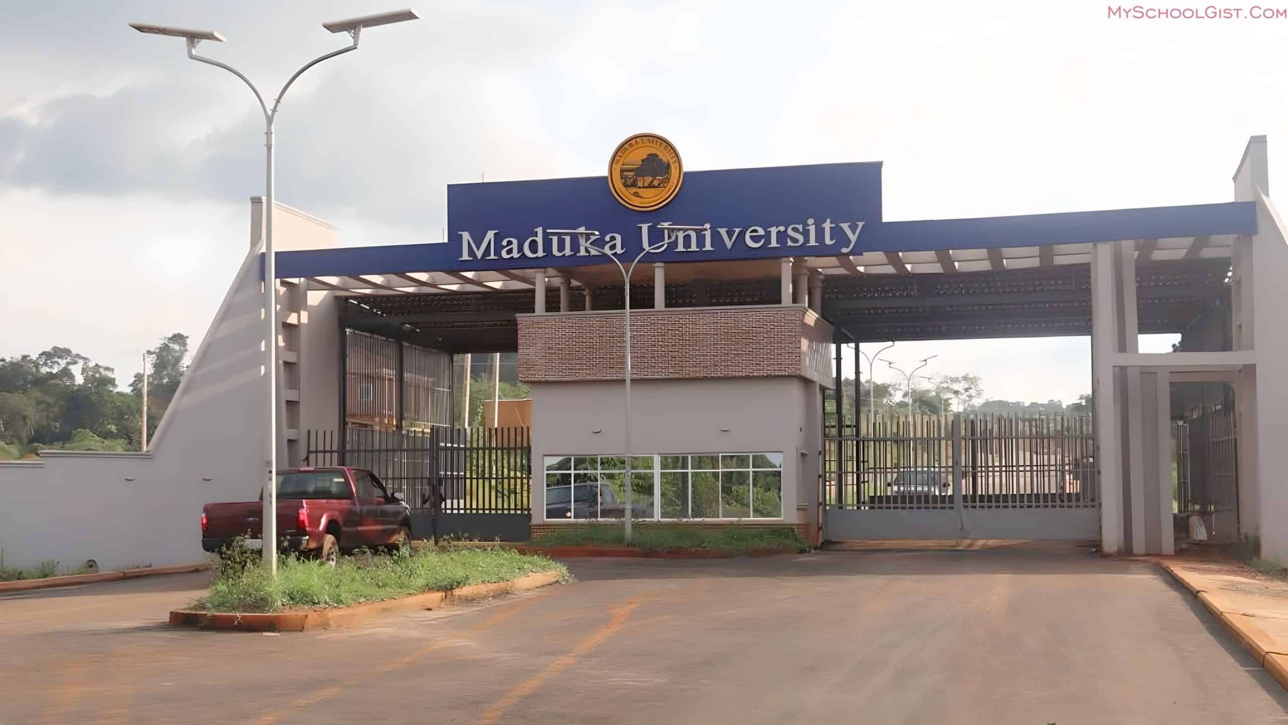 Maduka University Post UTME Form