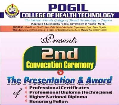 POGIL College of Health Technology announces 2nd convocation ceremony